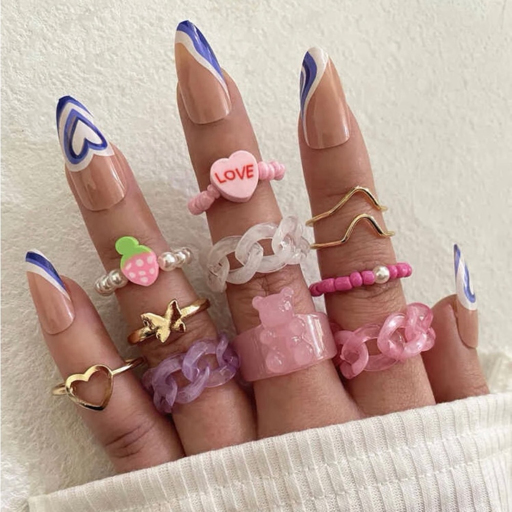 🟥Aesthetic Ring Set